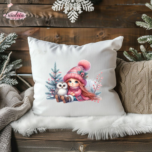 Bügelbild Winterzwerg