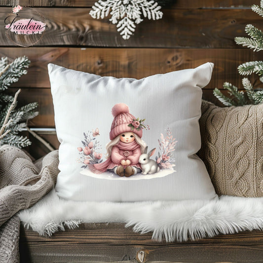 Bügelbild Winterzwerg