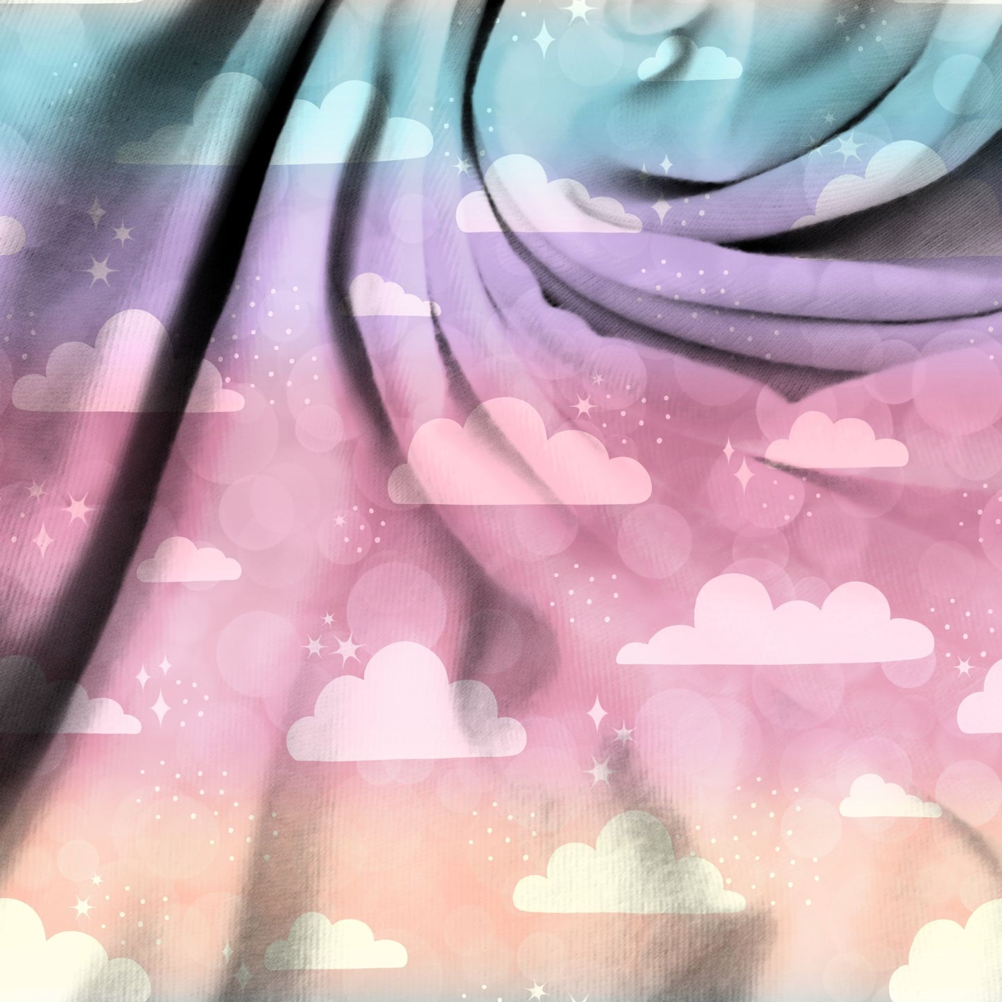 Rainbow clouds