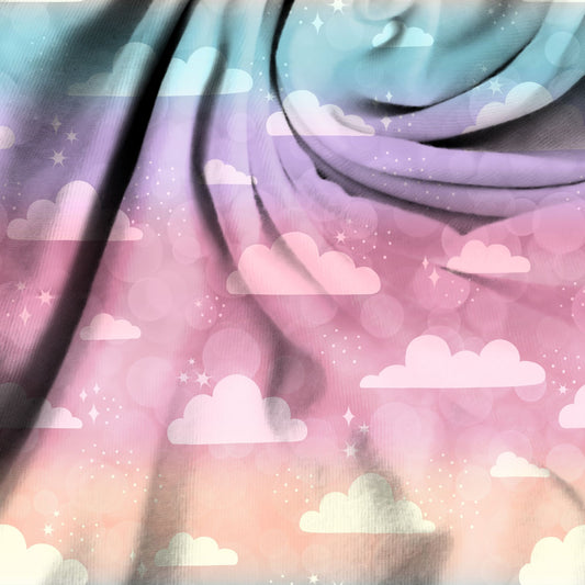 Rainbow clouds