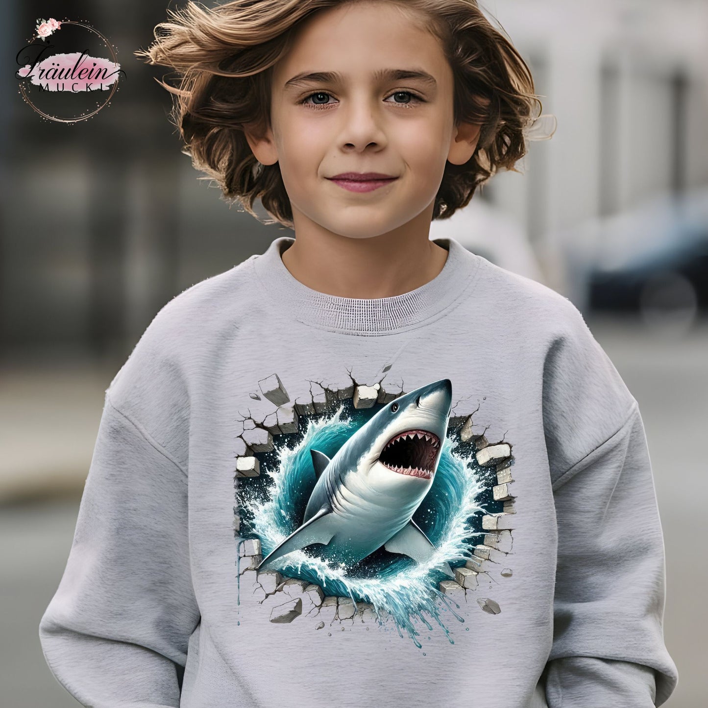 Bügelbild Shark