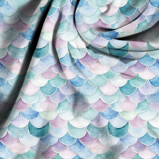 Mermaid Scales French Terry