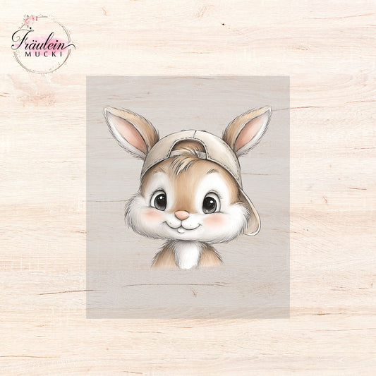 Bügelbild Cool Bunny