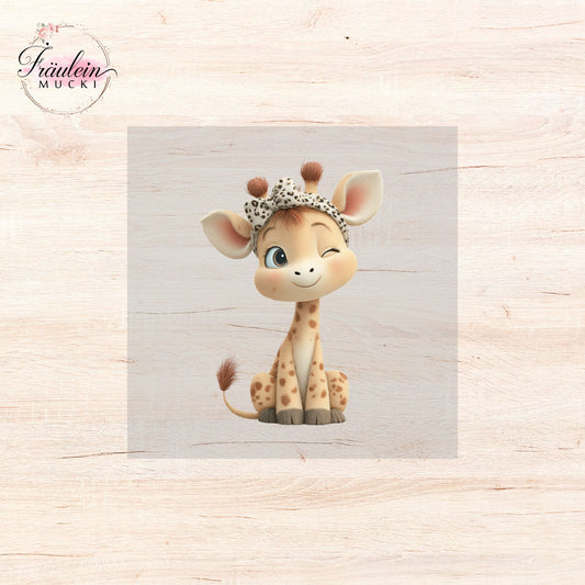 Bügelbild Leo Giraffe