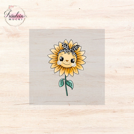 Bügelbild Leo Sonnenblume