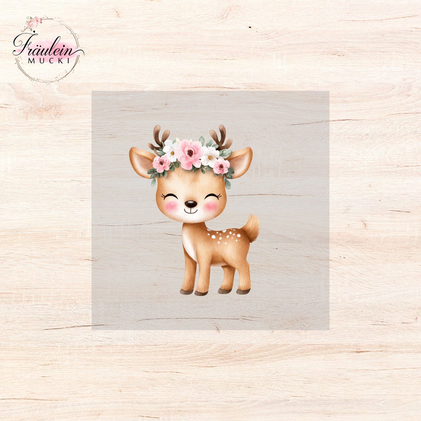 Bügelbild Boho Woodland