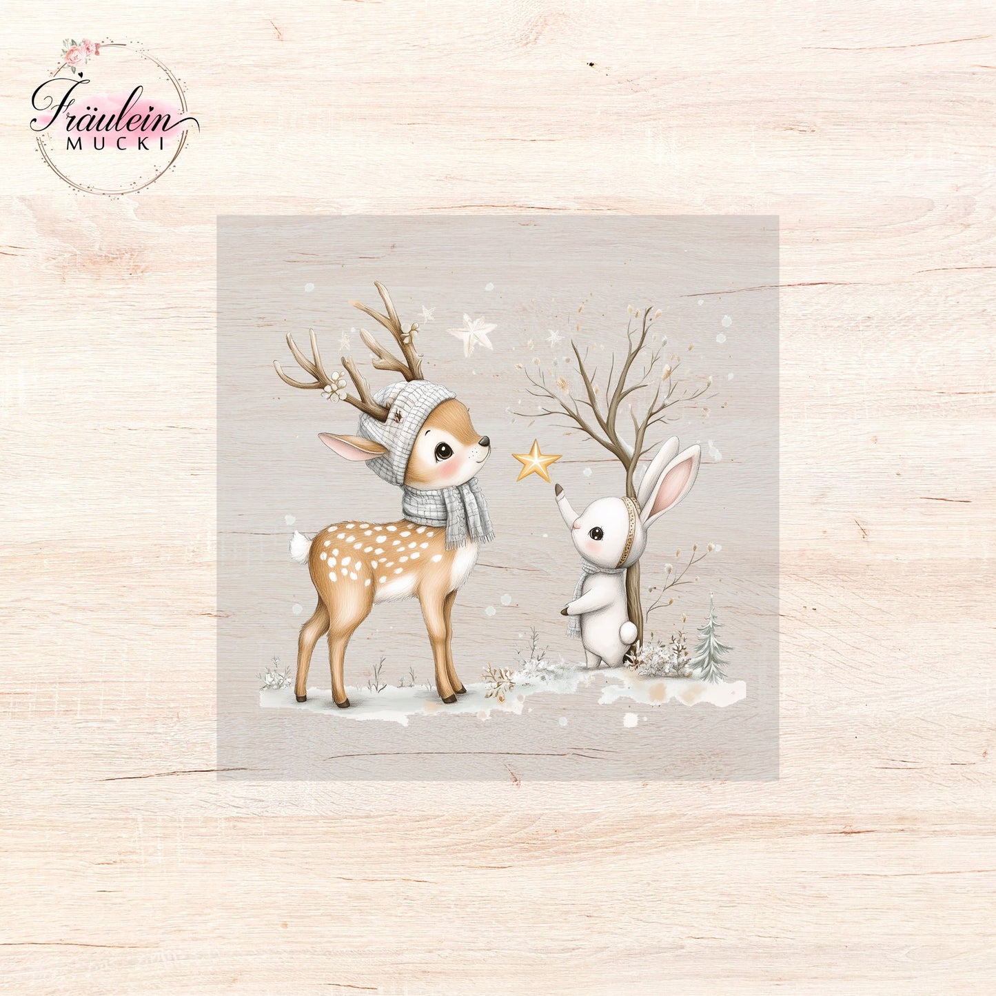 Bügelbild Winter Woodland