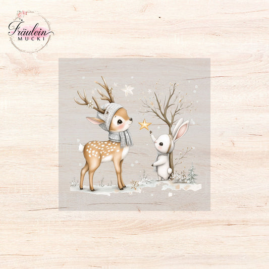 Bügelbild Winter Woodland