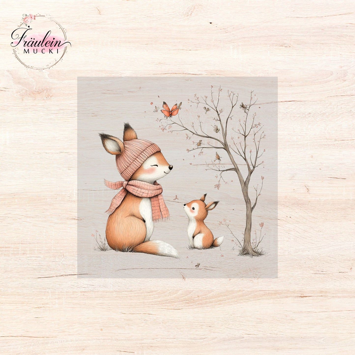 Bügelbild Winter Woodland