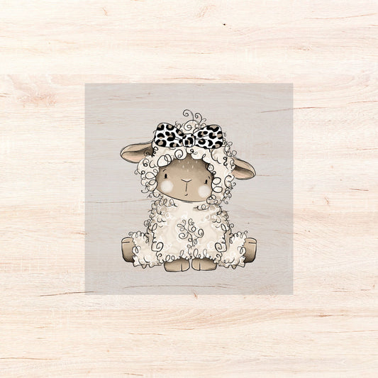 Bügelbild Leo Schäfchen