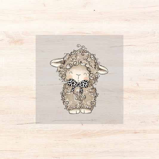 Bügelbild Leo Schäfchen