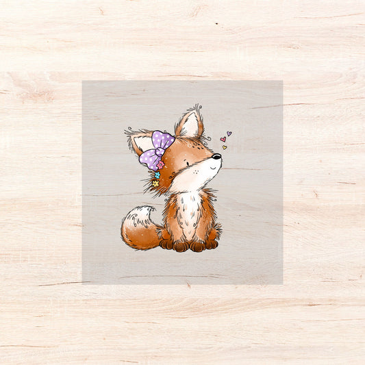 Bügelbild Fuchsmädchen