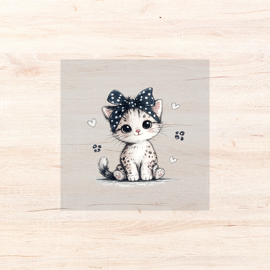 Bügelbild Kitty Cat