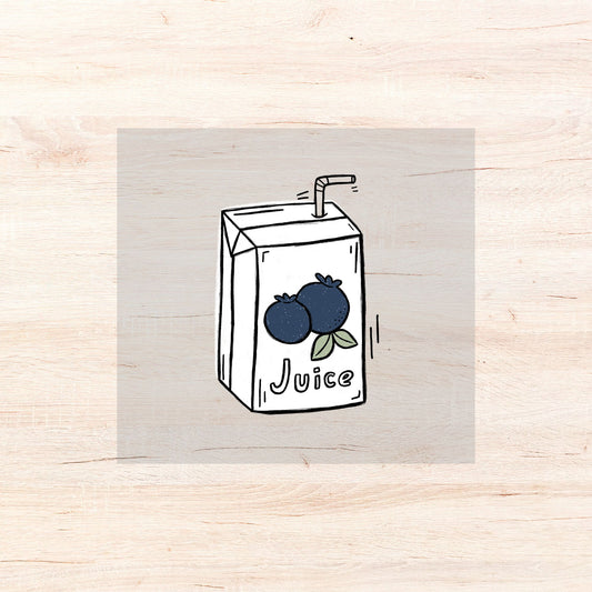 Bügelbild Juicy Summer Blaubeere