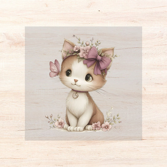 Bügelbild Floral Animals