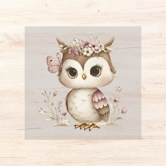 Bügelbild Floral Animals