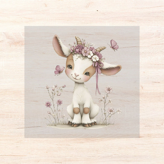 Bügelbild Floral Animals