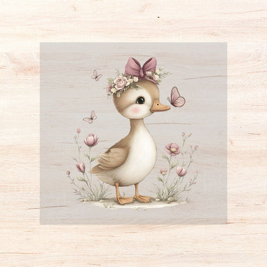 Bügelbild Floral Animals