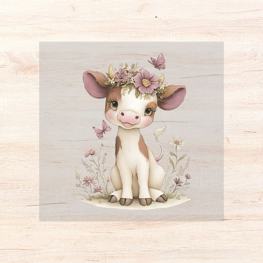 Bügelbild Floral Animals