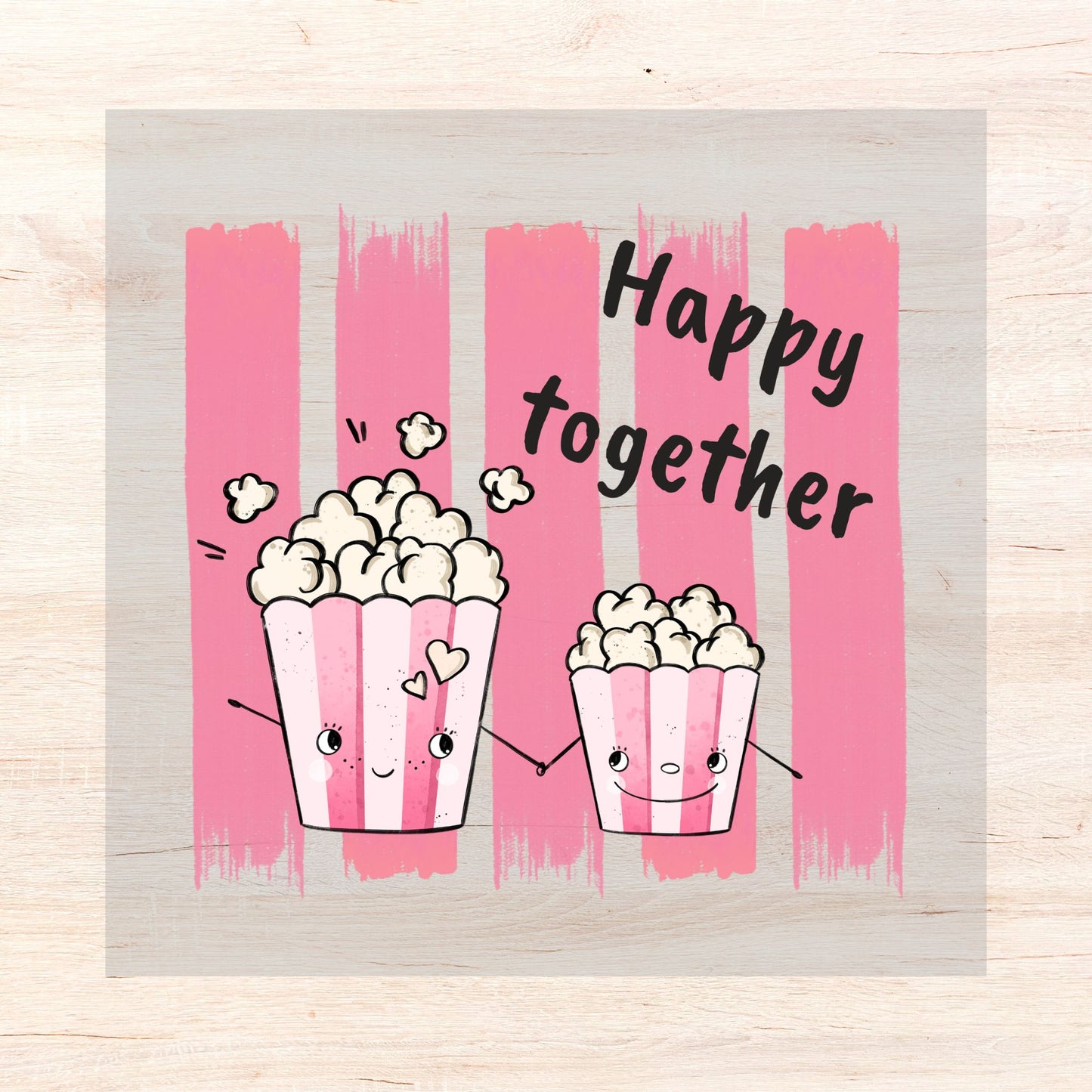 Bügelbild Happy Together