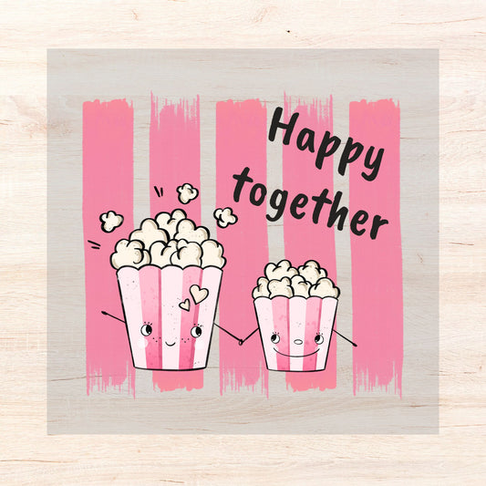 Bügelbild Happy Together