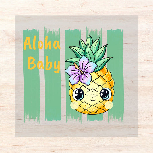 Bügelbild Aloha Baby