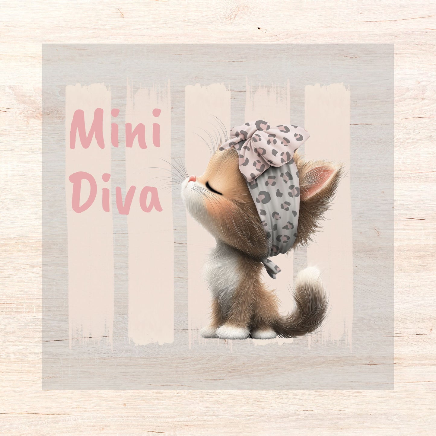 Bügelbild Mini Diva