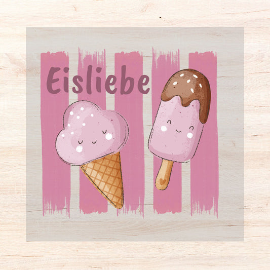 Bügelbild Eisliebe