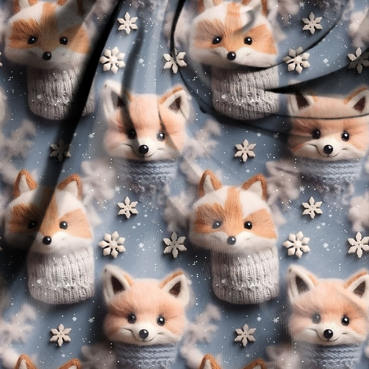 Winterfuchs Strickoptik