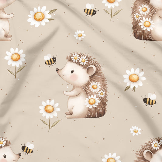 Igel mit Bienchen