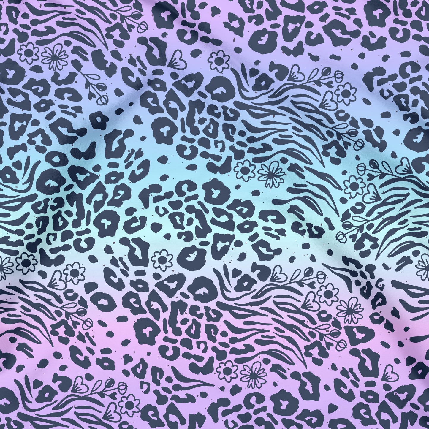 Gradient Leo lila mint