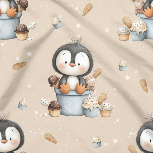 Pinguin mit Eis Softshell