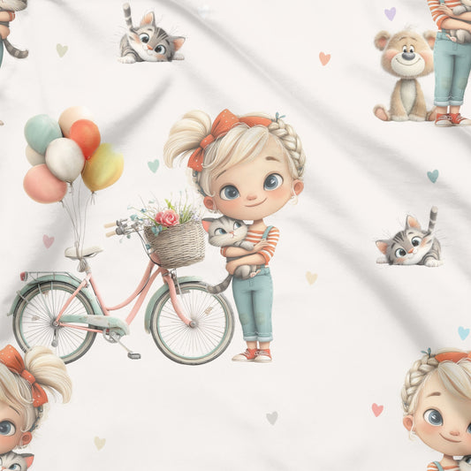 Konni fährt Fahrrad