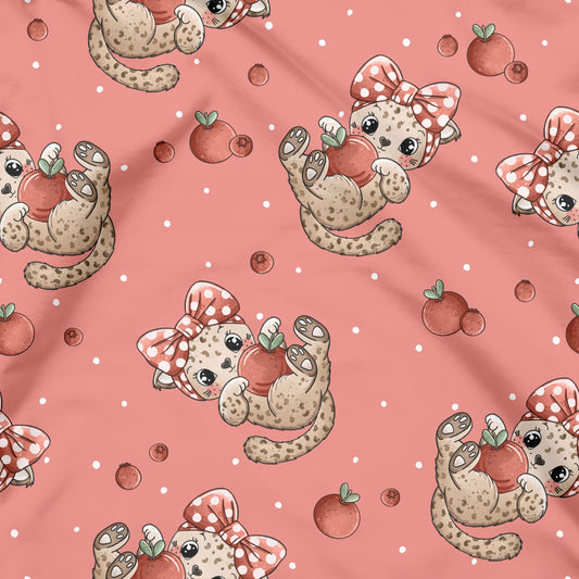 Berry Kitty French Terry