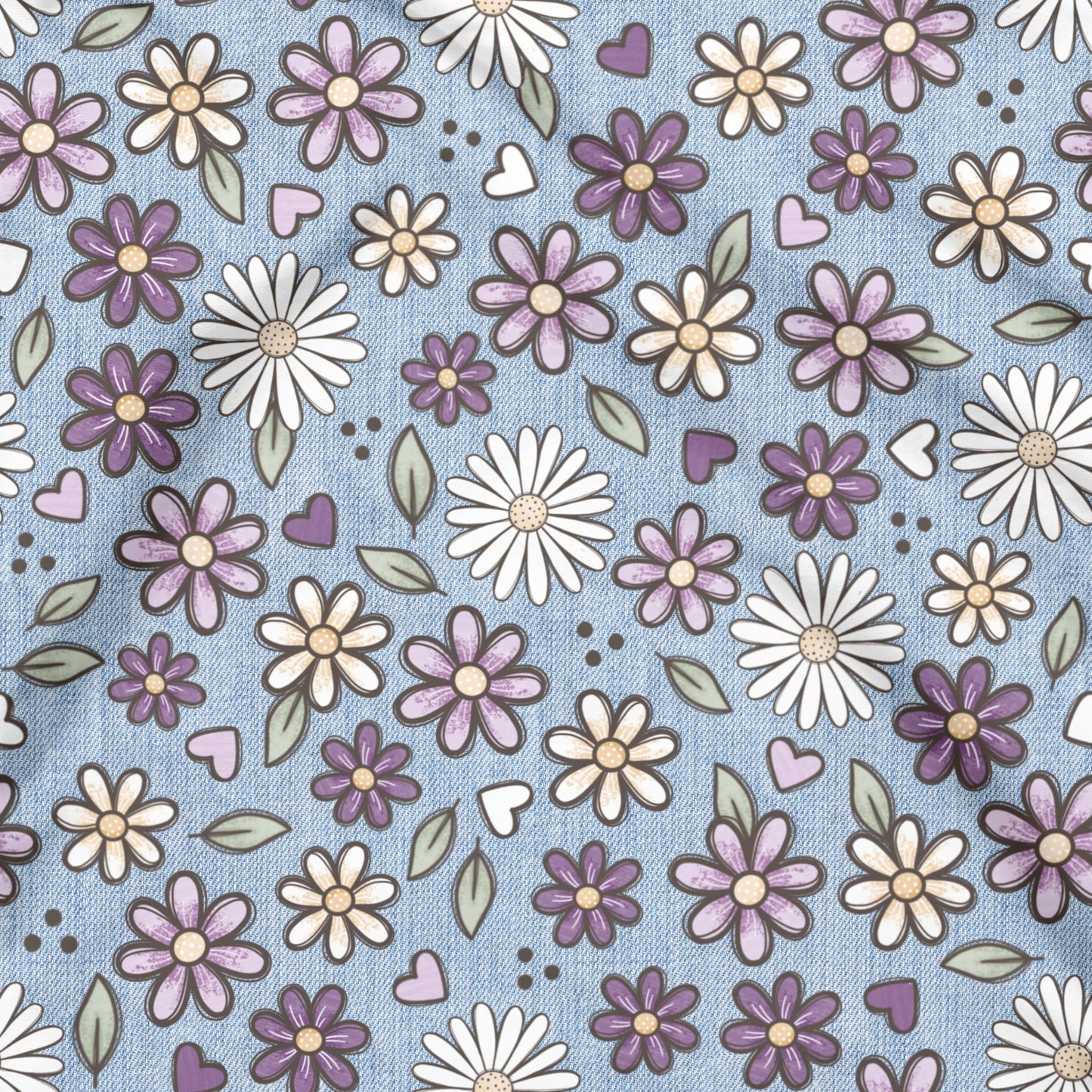 Denim Blumenwiese