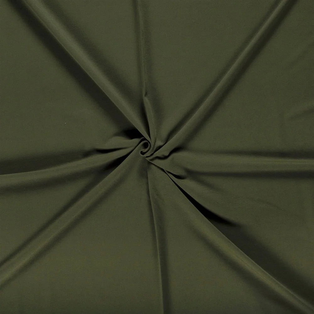 French Terry Uni Dunkle Olive