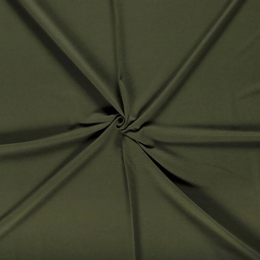 French Terry Uni Dunkle Olive