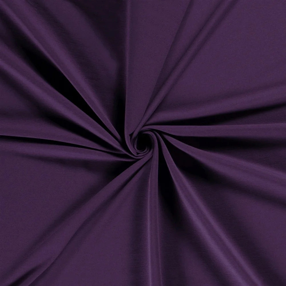 French Terry Uni Aubergine
