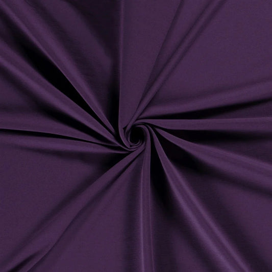 French Terry Uni Aubergine