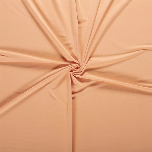 French Terry Uni Soft Pfirsich