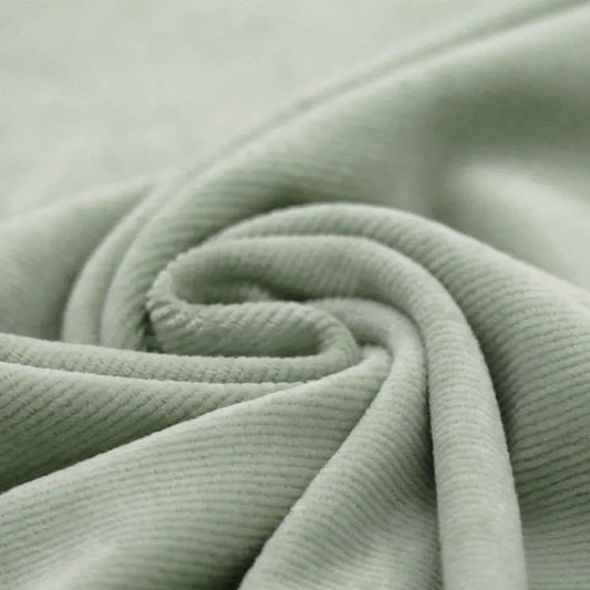 Soft Cordjersey schmal Dusty green