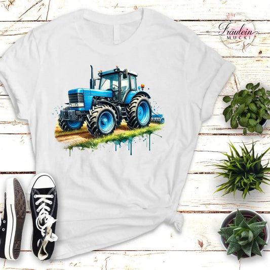 Bügelbild Traktor Watercolor