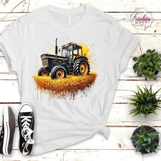 Bügelbild Traktor Watercolor