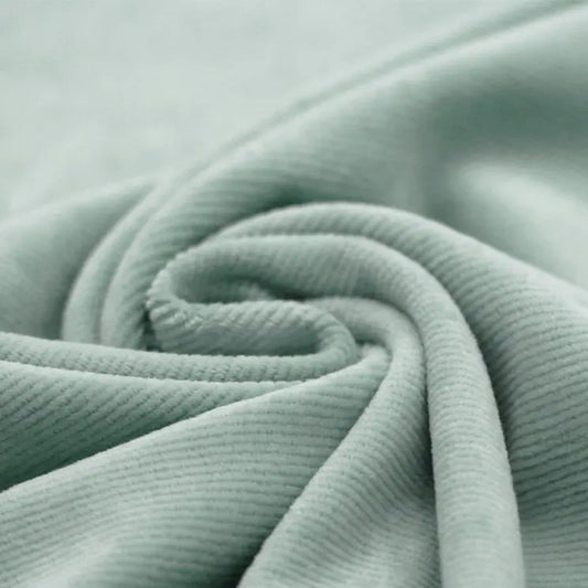 Soft Cordjersey schmal Meergrün