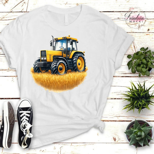 Bügelbild Traktor Watercolor