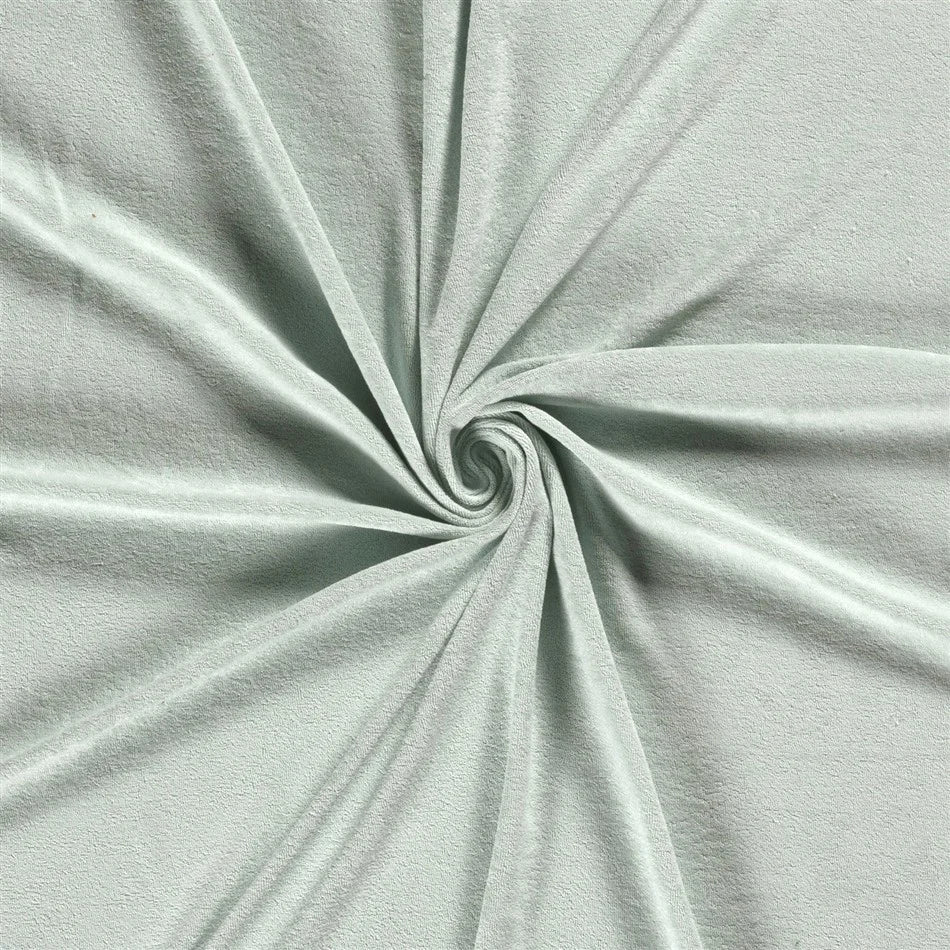 Stretch Frottee Uni Hellmint