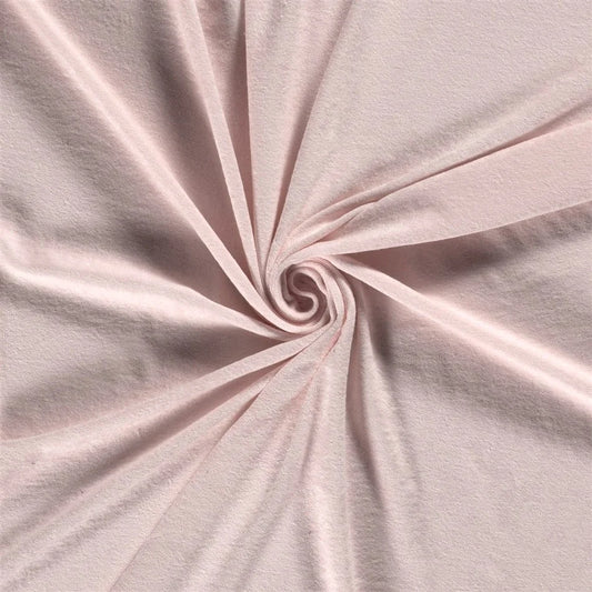 Stretch Frottee Uni Rosa